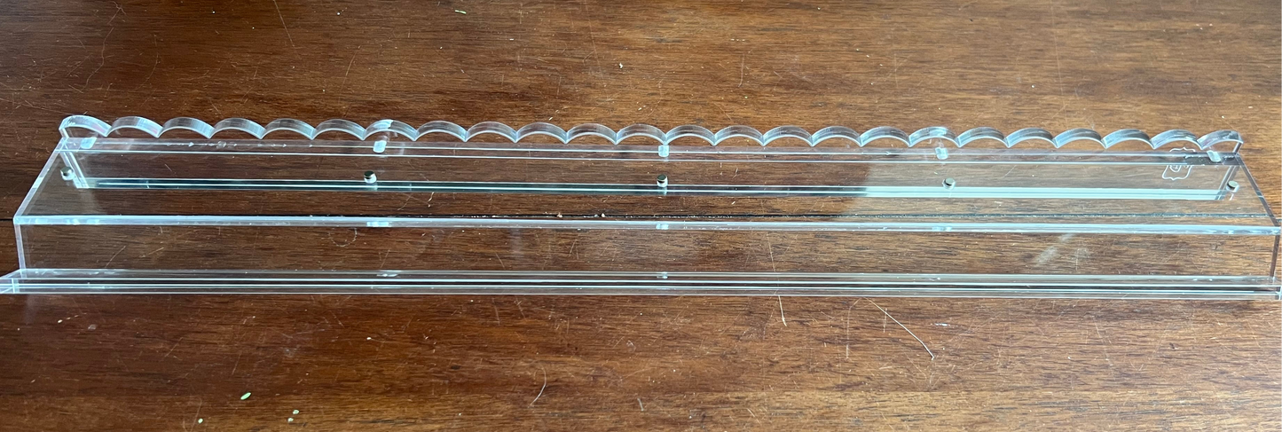 Scalloped Acrylic Racks