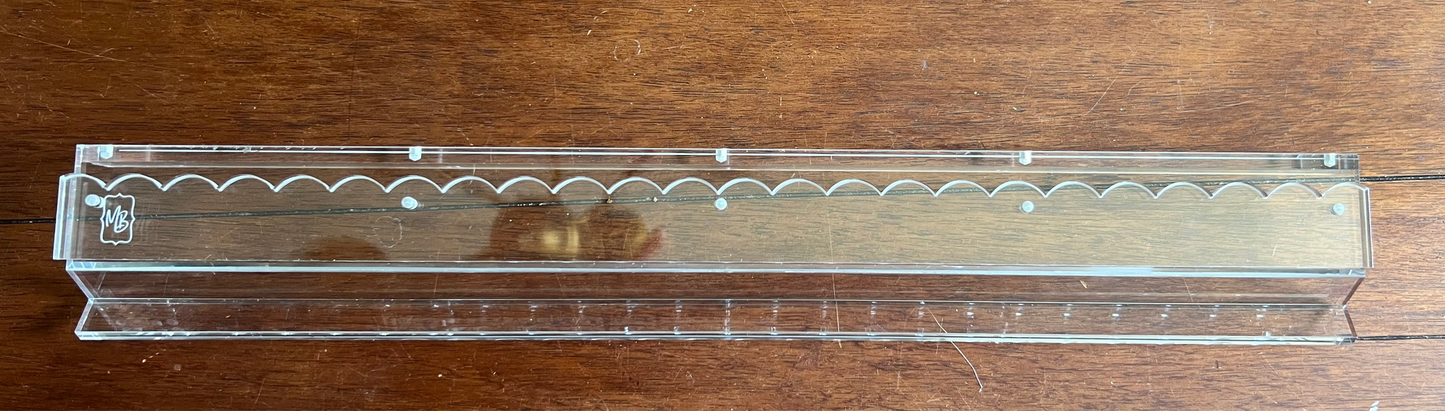 Scalloped Acrylic Racks